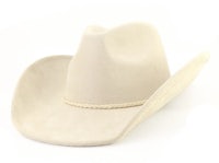 a cowboy hat on a white background